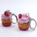 Σκουλαρίκια Φράουλα Cupcake 128