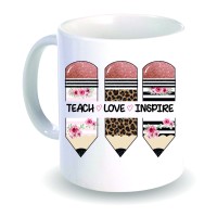 "Teach, Love, Inspire" κούπα