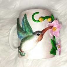Humming bird mug