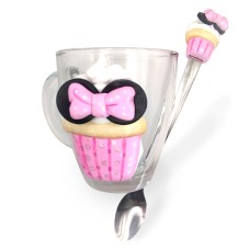 Σετ κούπα και κουταλάκι Minnie Mouse Cupcake